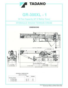 thumbnail of GR300XL-1 specs lb en